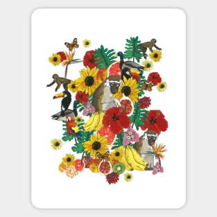 Jungle flora Sticker